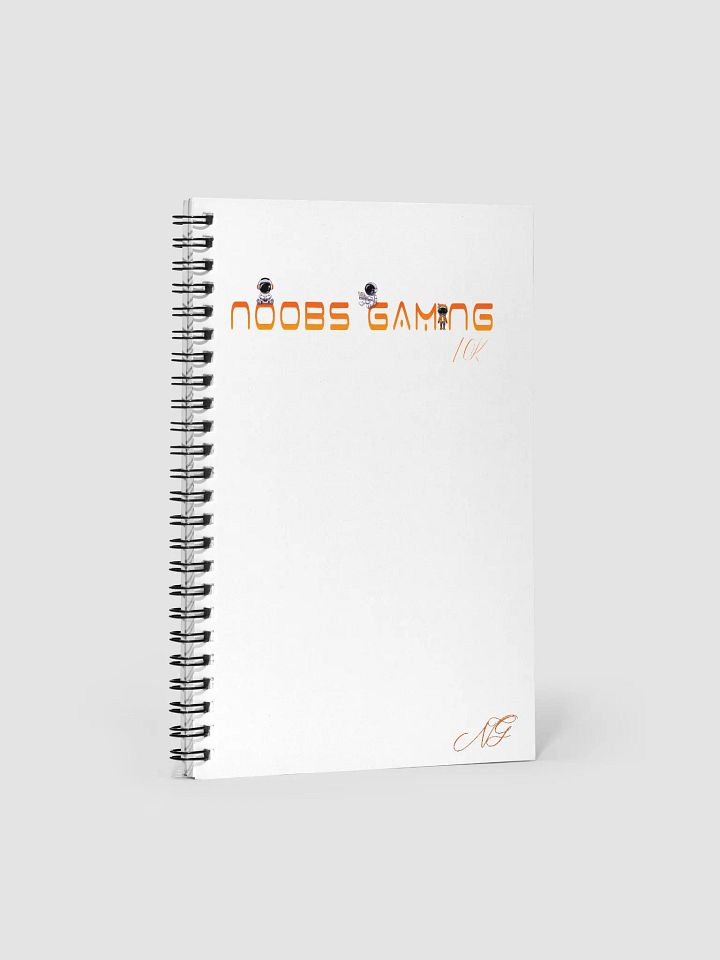 Noobs Gaming Spiral Notebook - 10k product image (1)