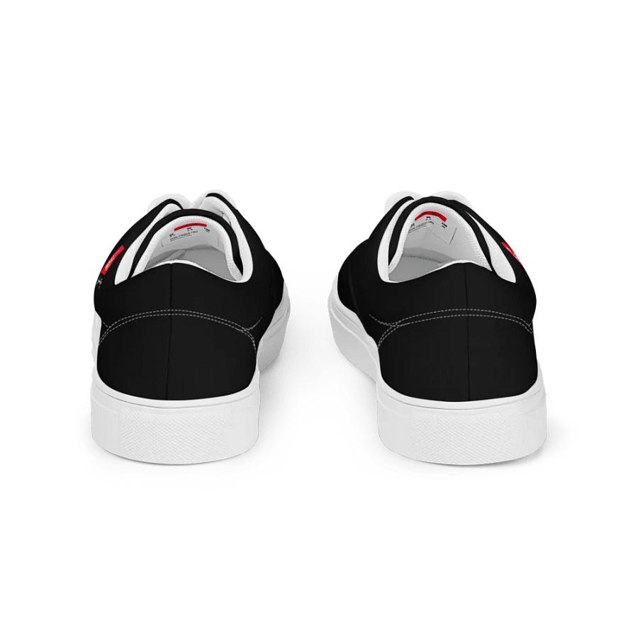 Brushstrok5 Black Urbanstyle Canvas Shoes product image (5)