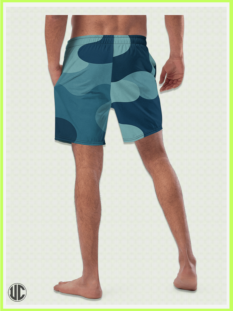 Zahra's Ocean Wave Camo - Men’s Swim Trunks product image (3)