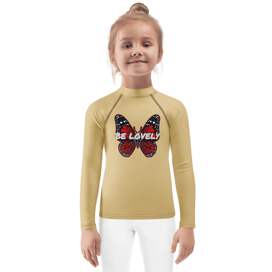 Be Lovely Butterfly All-Over Kids Rash Guard New Orleans Girl and Boy product image (1)
