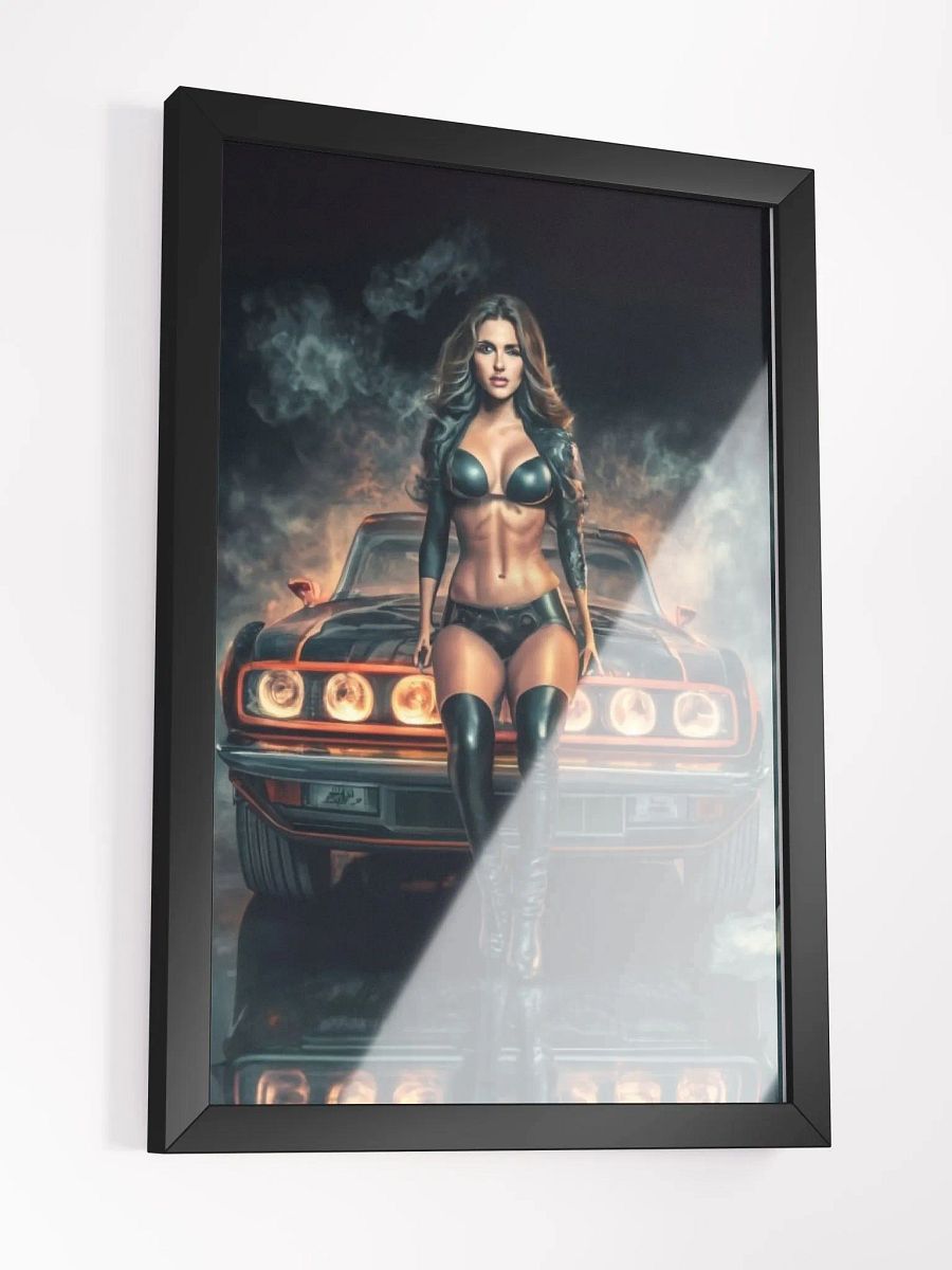 Sultry Nights: Femme Fatale in Leather, Muscle Car Delight product image (3)
