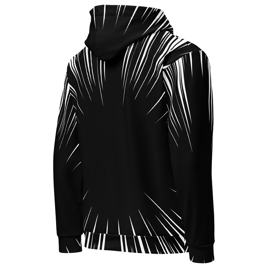 Radial All-Over Print Recycled Unisex Hoodie | Eco-Friendly Streetwear | Bold Sustainable Fashion product image (5)