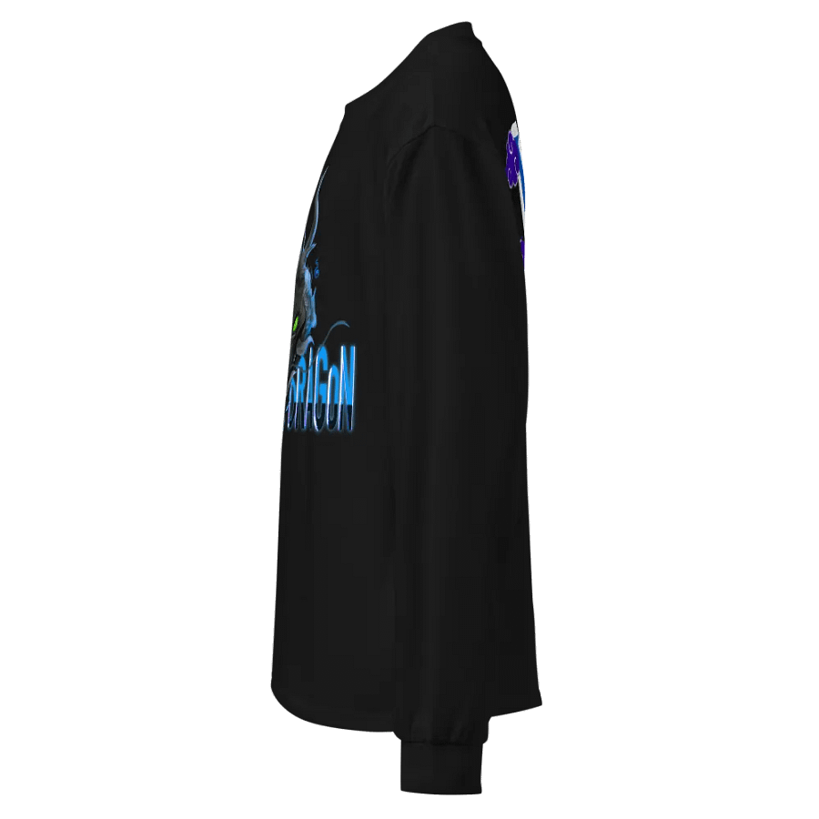 blxkdragons OG Blue flame sweatshirt (front design provided by sister salice) product image (10)