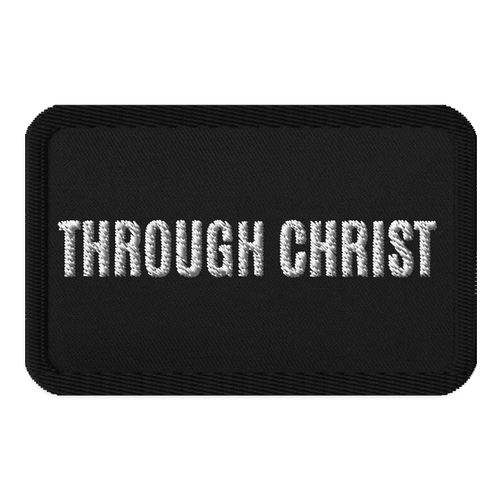 Through Christ Denim Patch product image (1)