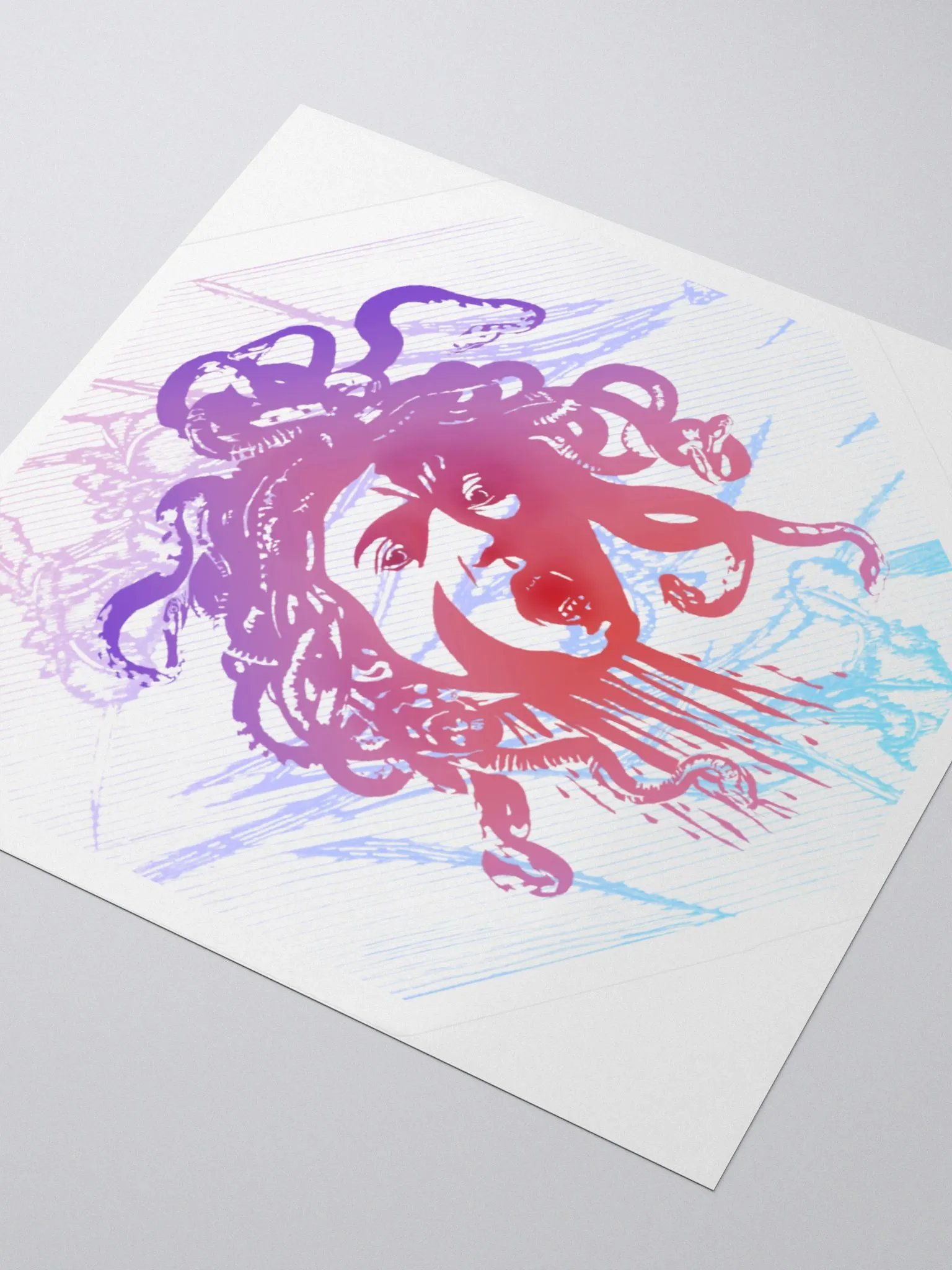 Sticker - Medusa on Purple Irises product image (3)