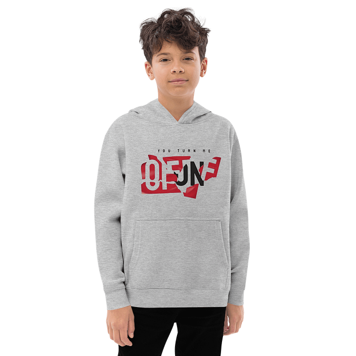 Kids Heritage Youth Pullover Fleece ON-OFF Slogan product image (1)