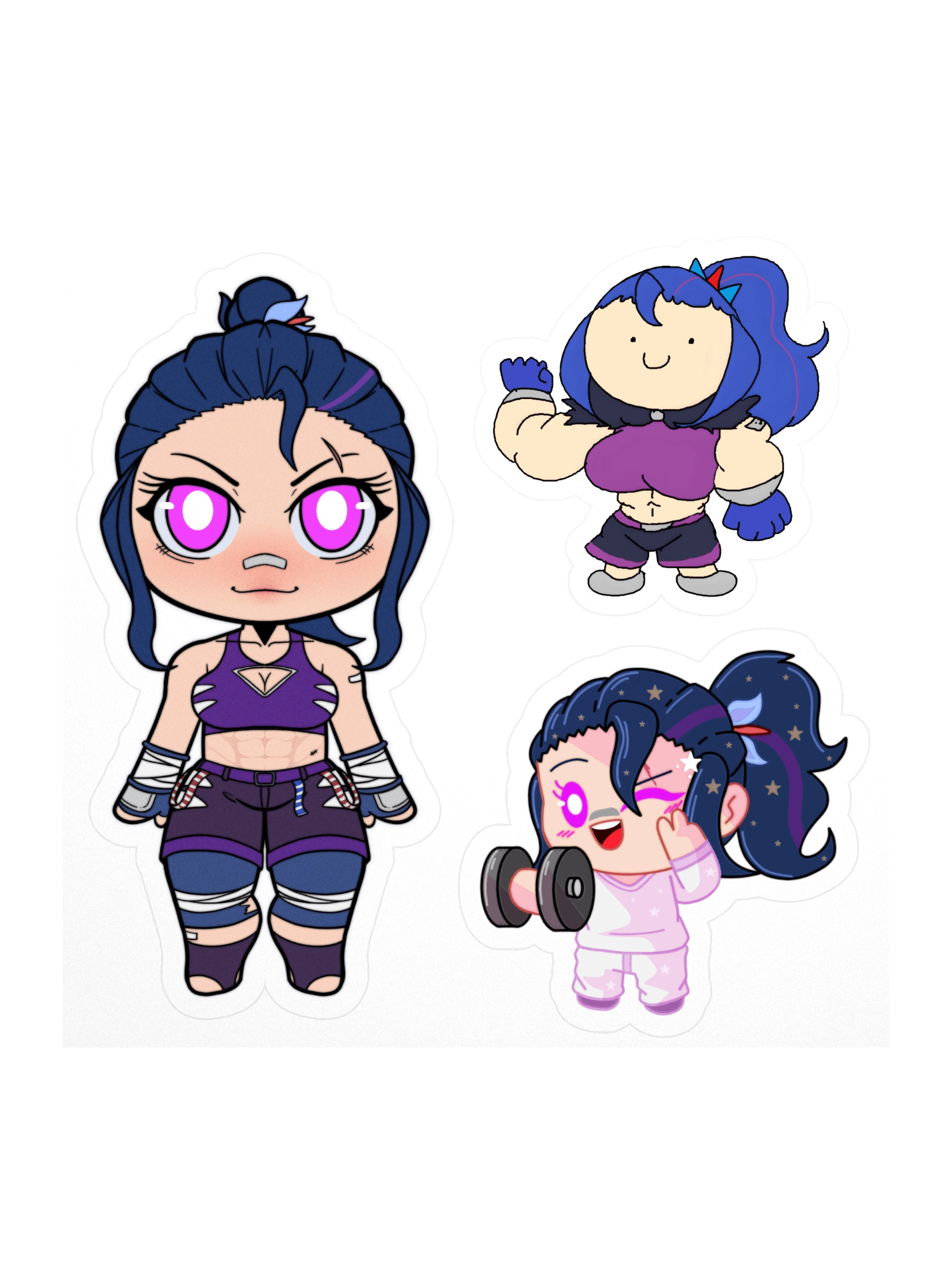 Chibi Drakya Stickers product image (1)