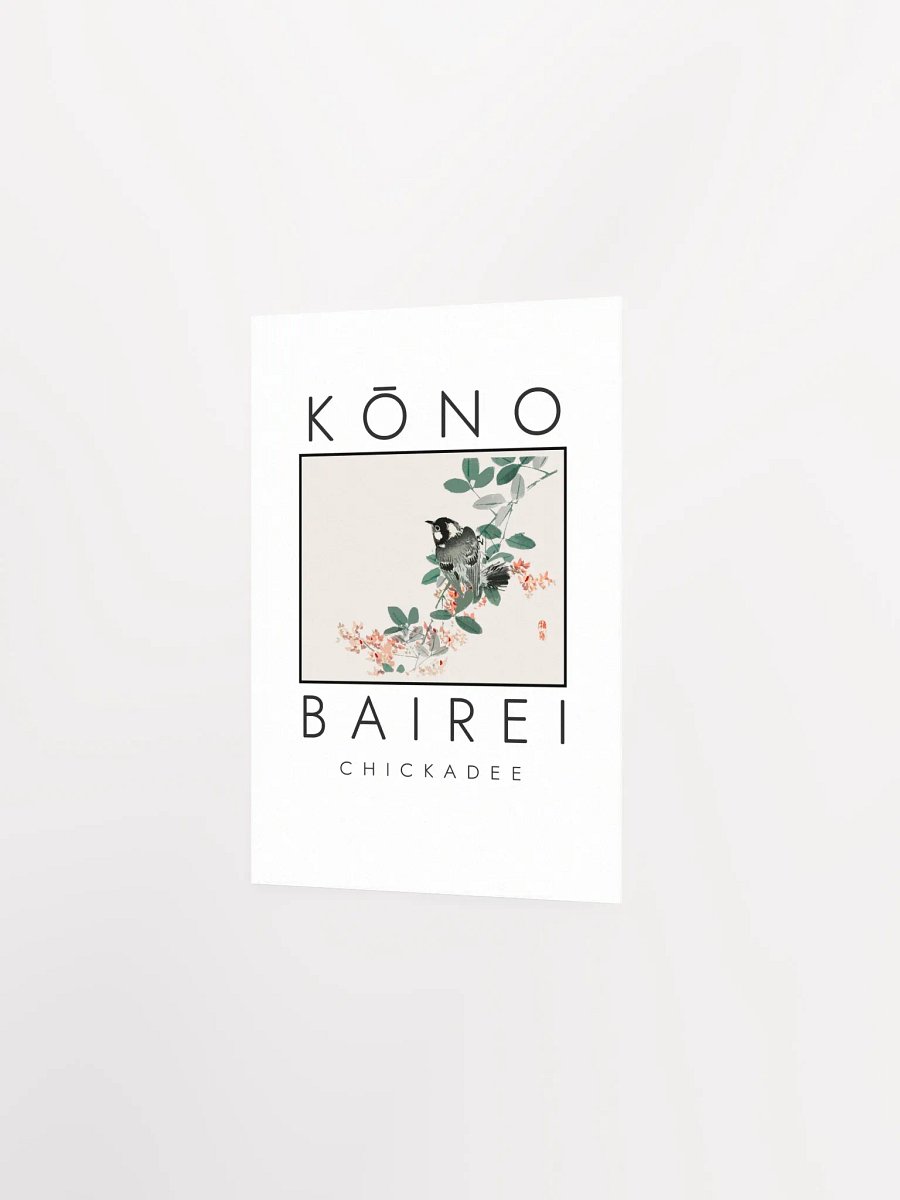 Kono Bairei Chickadee Poster product image (3)