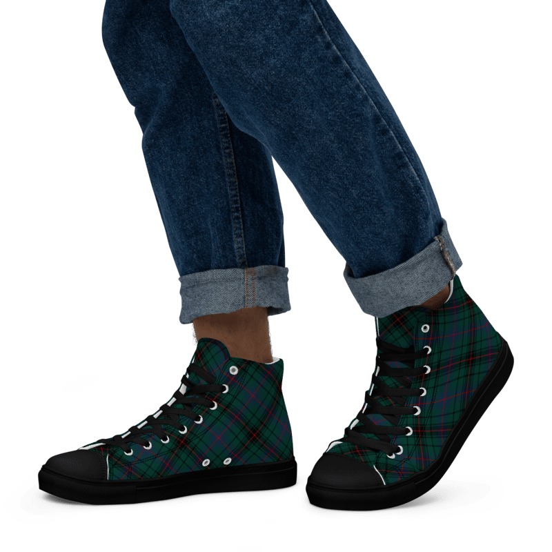Davidson Tartan Men's High Top Shoes product image (5)