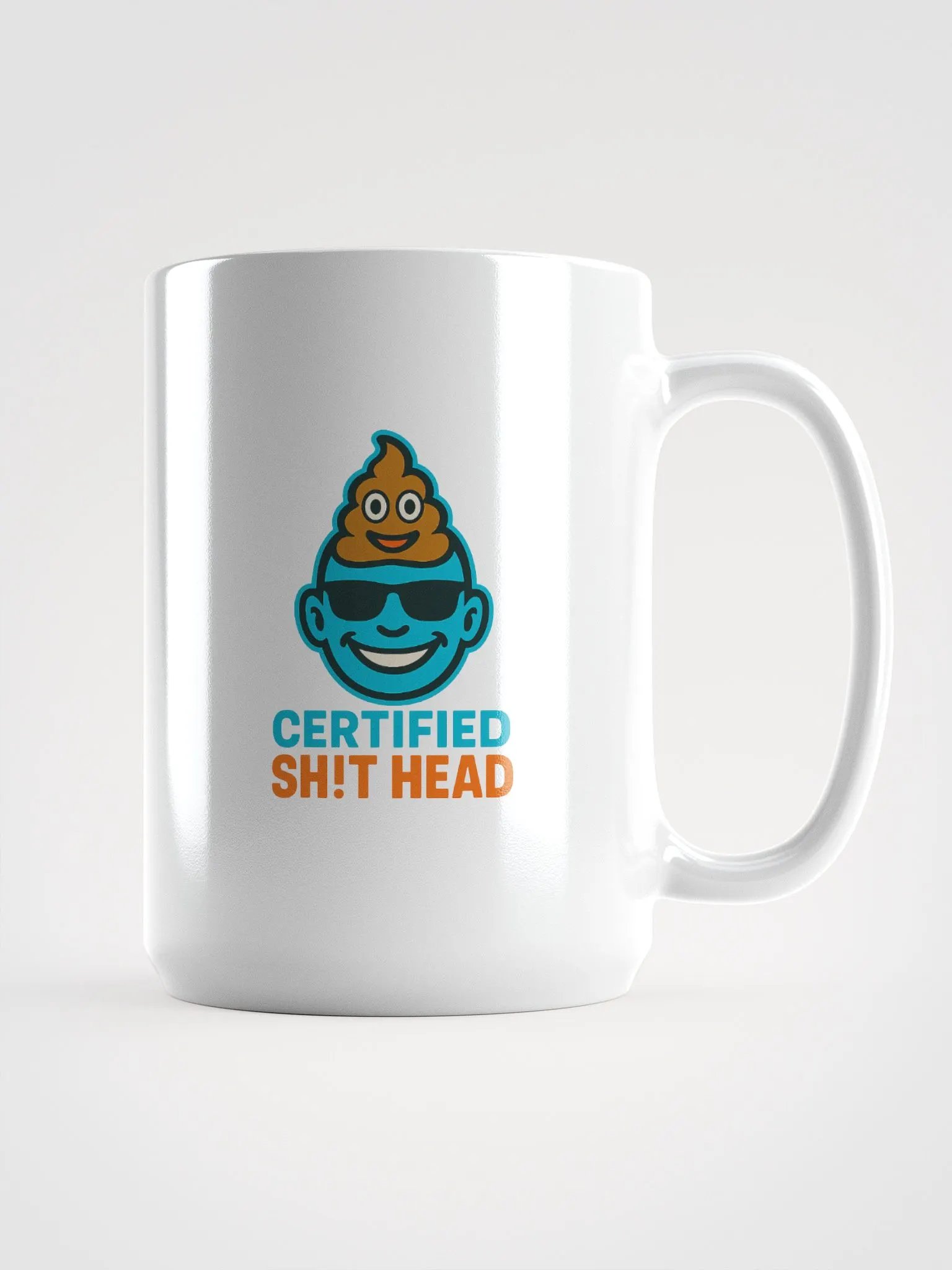 Certified Sh!t Head Mug – #PoopFaceSquad Coffee Cup product image (1)