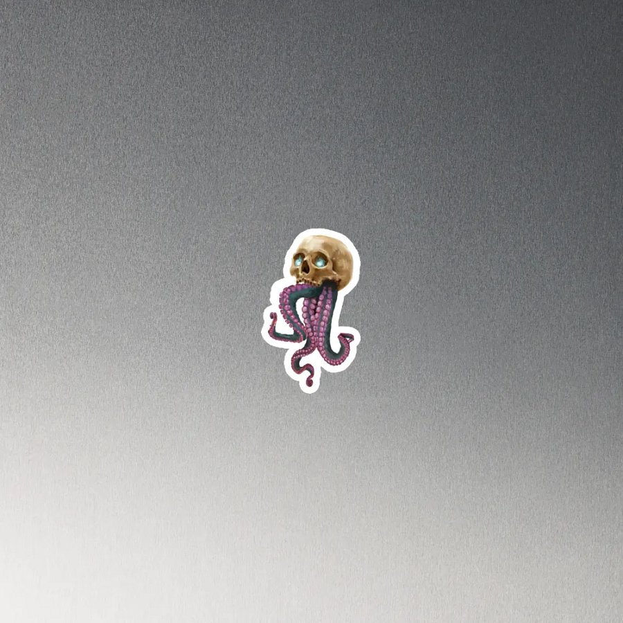 Skull & Tentacles Magnet By Chori product image (2)