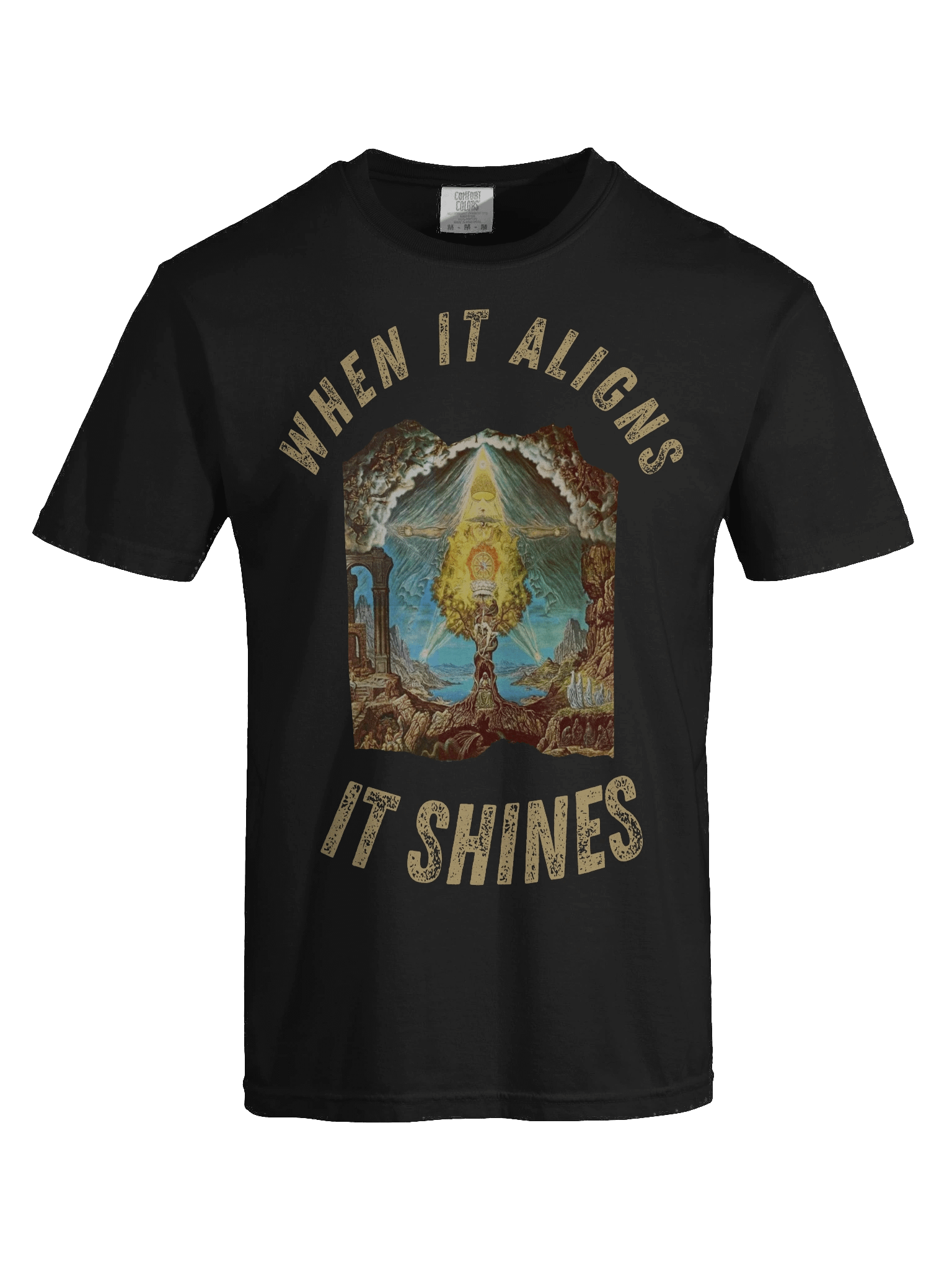 T-Shirt - Male - %100 Cotton (When it Aligns it Shines) product image (7)