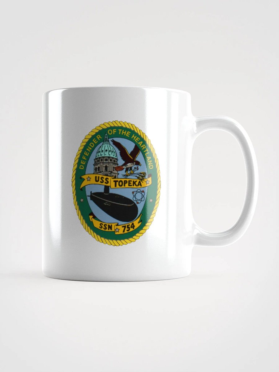 USS Topeka SSN 754 White Coffee Cup product image (1)