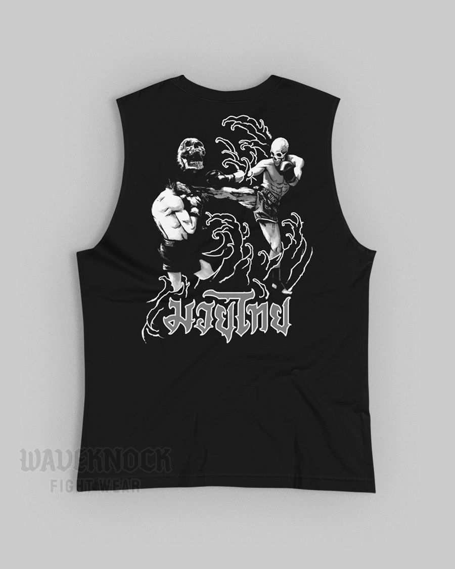 Muay Thai Superbon Muscle Shirt | Black product image (4)