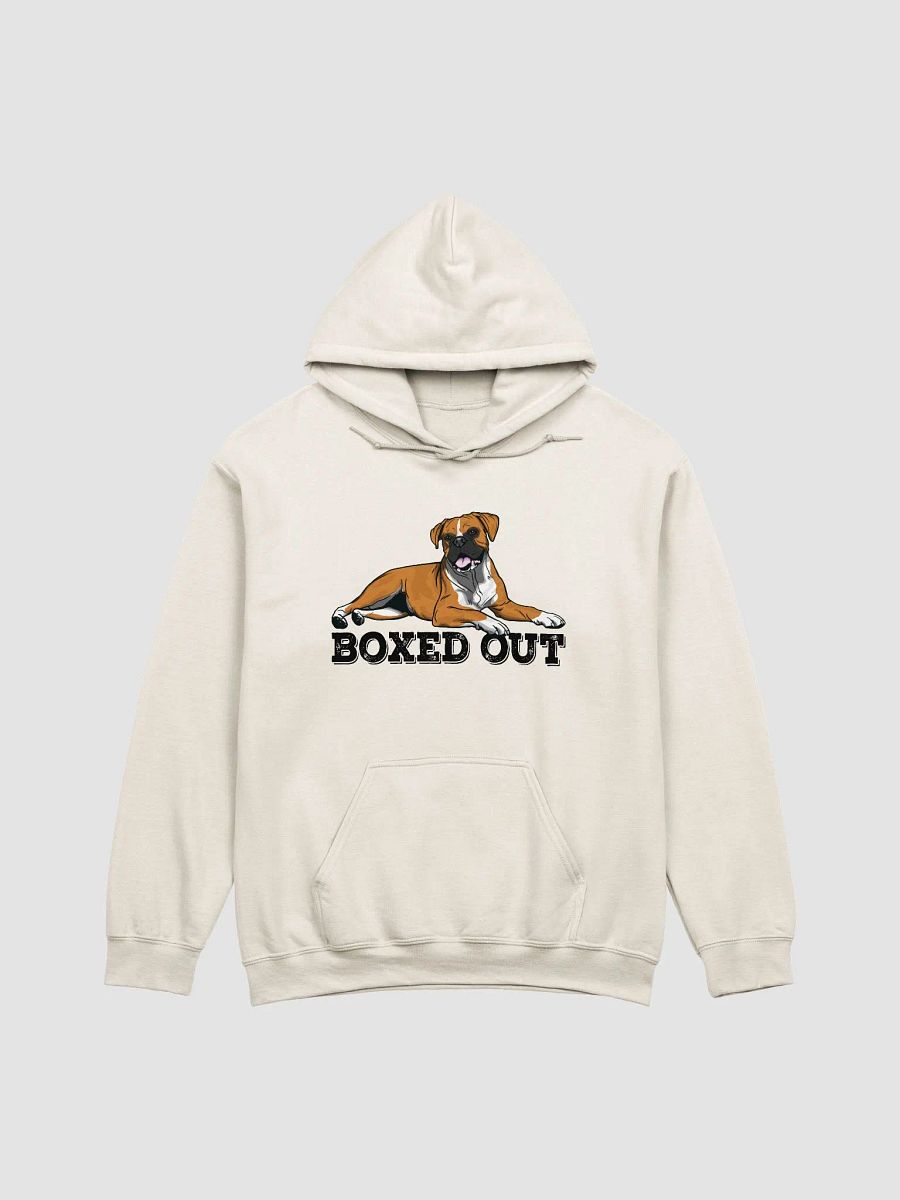 Boxed Out Hooded Sweatshirt of a Boxer Dog | Funny Hoodie for Boxer Paw-rents product image (22)