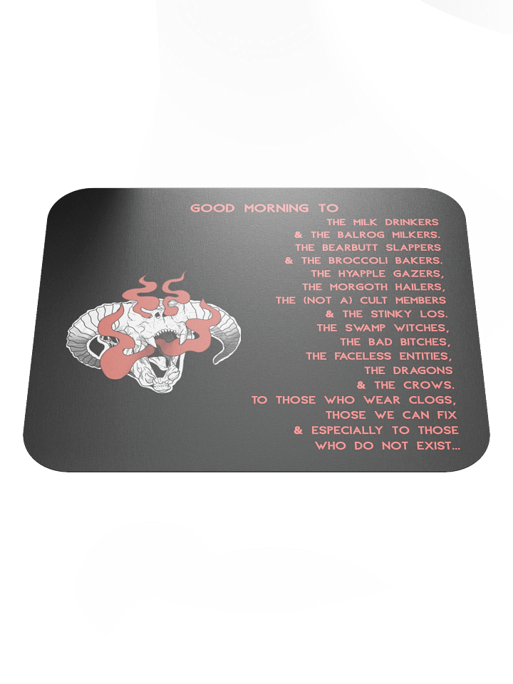 Cult Mousepad - Good Morning product image (1)