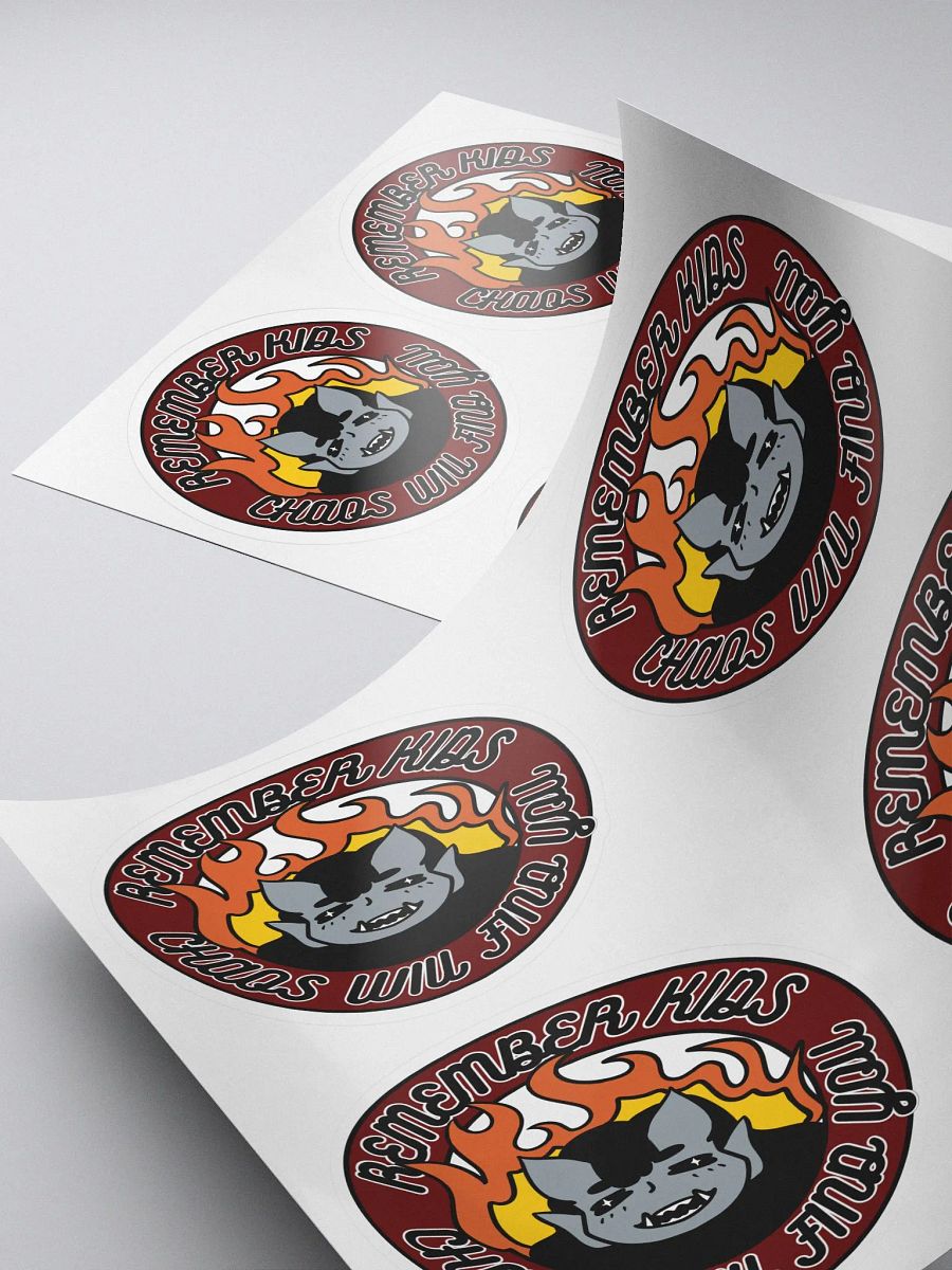 Chaos will sticker you product image (4)