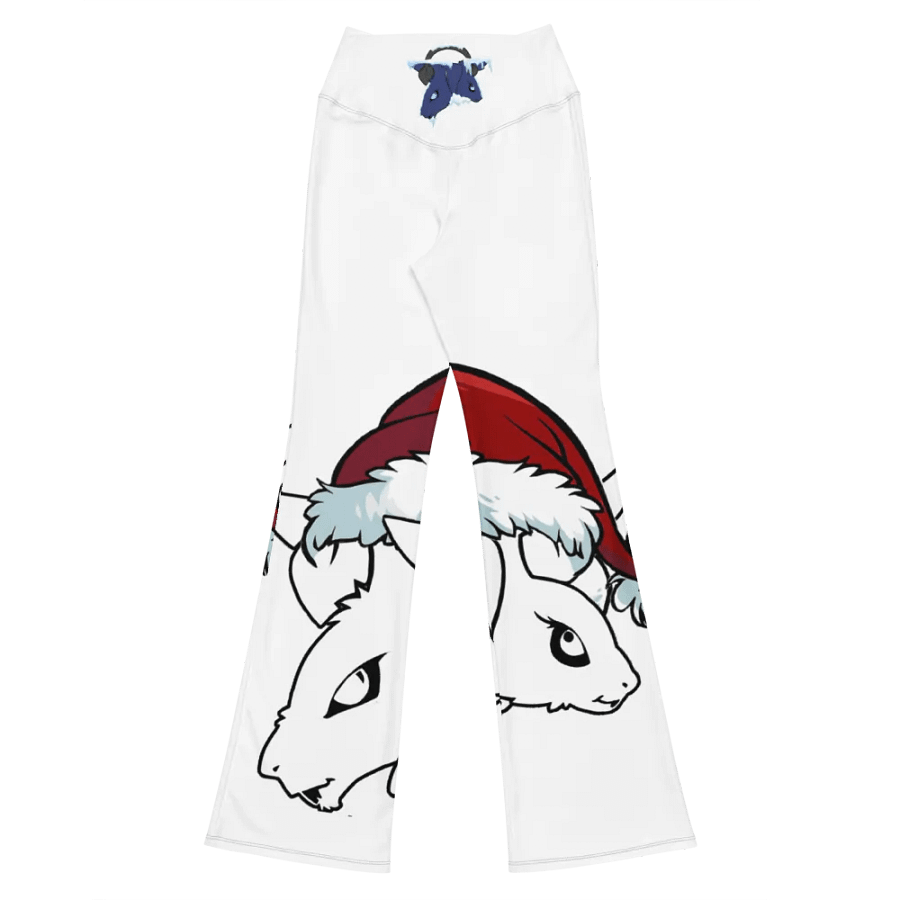 Santa Rabbits All-Over Flare Leggings product image (6)