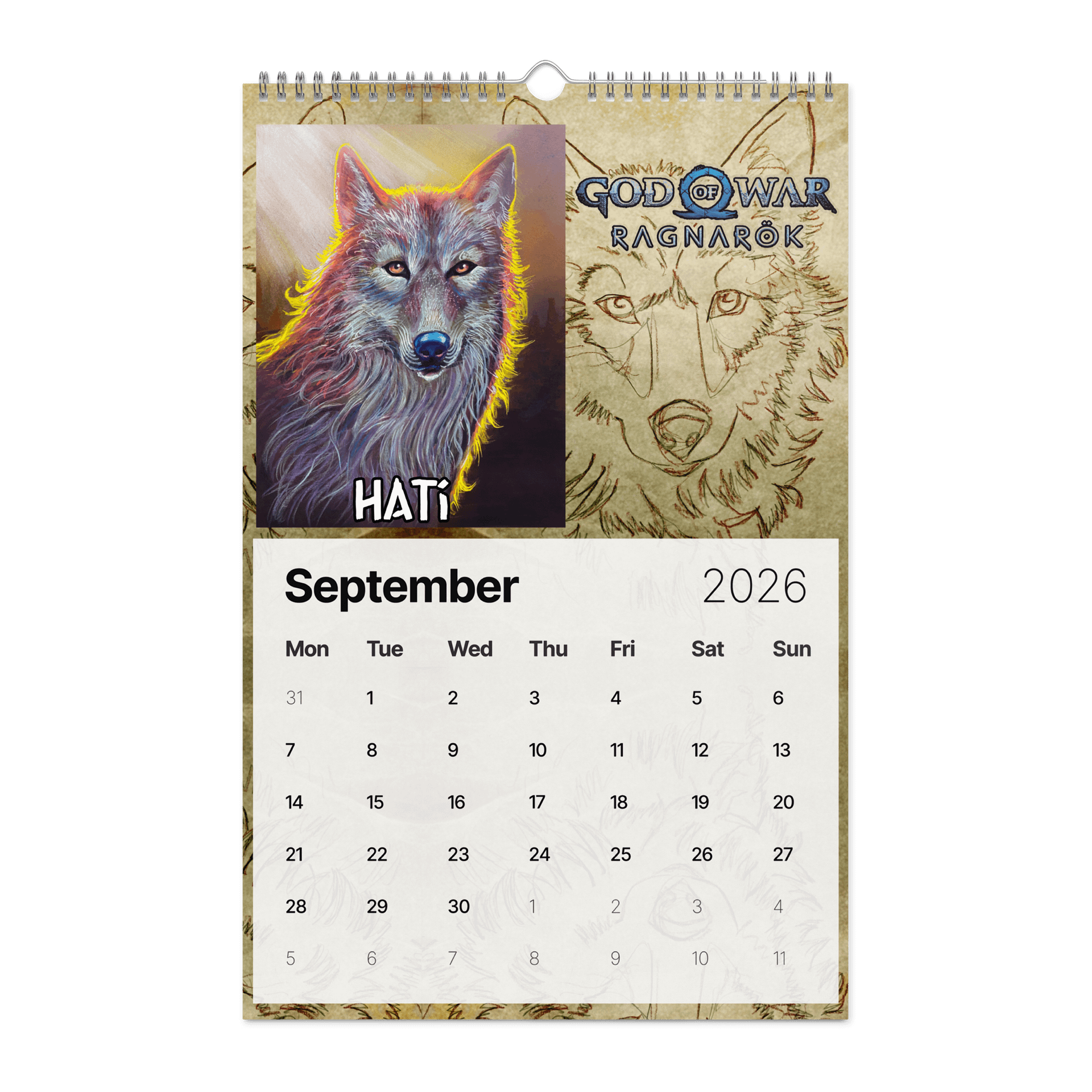 ELFSAR's 2026 God of War Ragnarök Calendar product image (9)