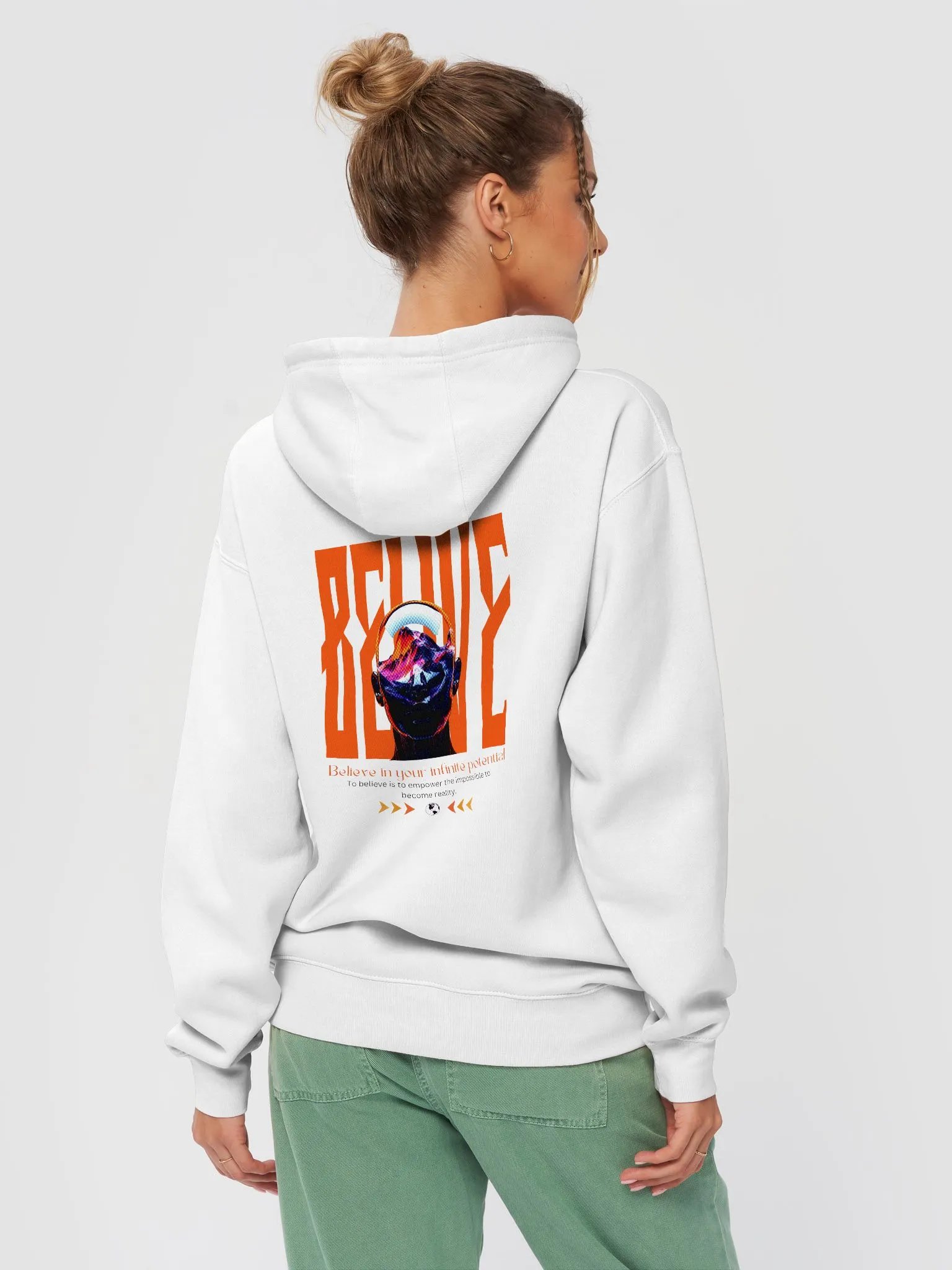 BELIEVE Premium Hoodie product image (2)