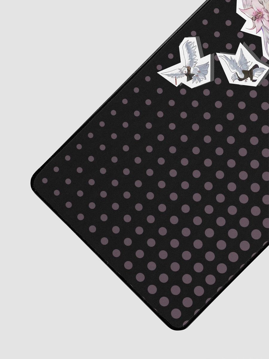 LZ's pigeons black mousepad product image (3)