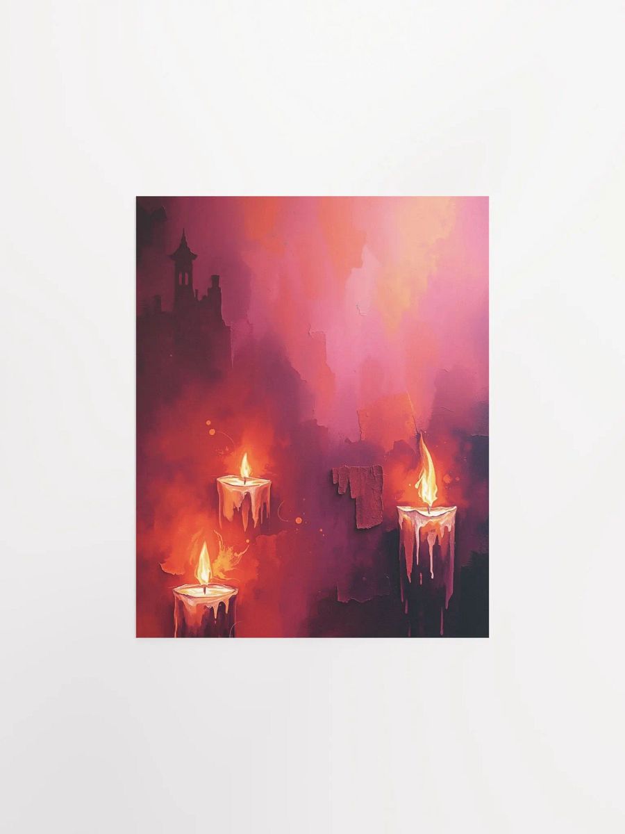 Abstract Candlelit Matte Poster product image (23)