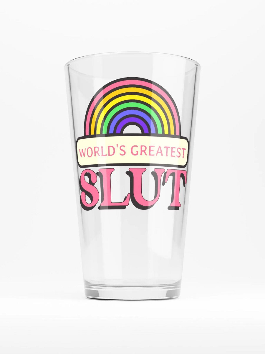 World's Greatest Slut pint glass product image (1)