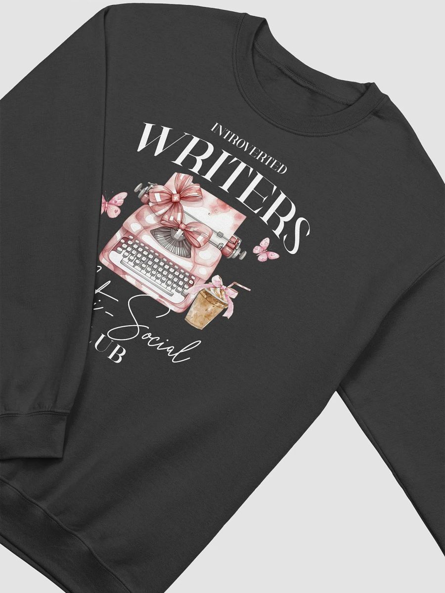 Coquette Typewriter Writers Anti-Social Club Crewneck Sweatshirt product image (3)