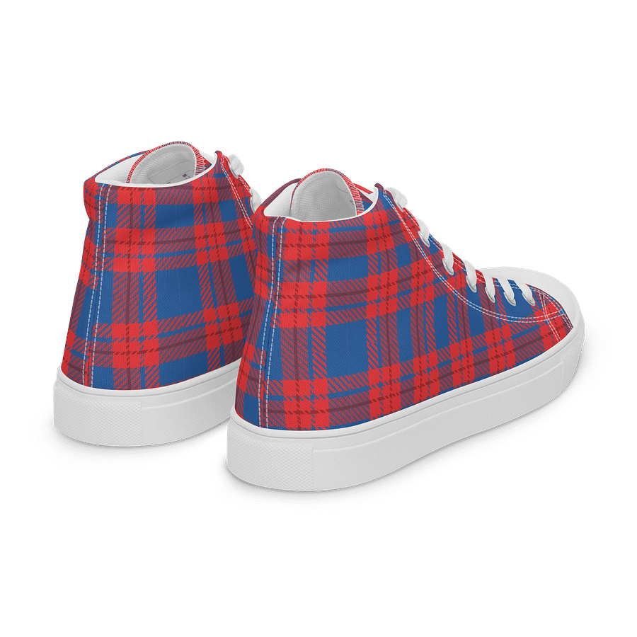 Plaid Retro Chic High Tops product image (7)