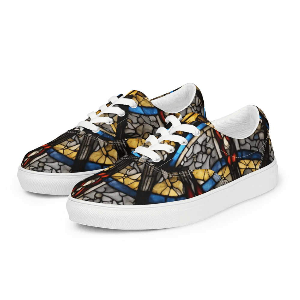 Symmetry in Bloom Men's Canvas Shoes product image (8)