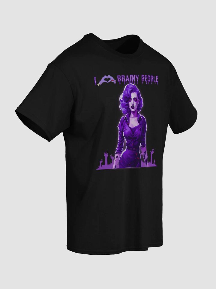 I ♥ BRAINY PEOPLE Purple T-Shirt product image (22)