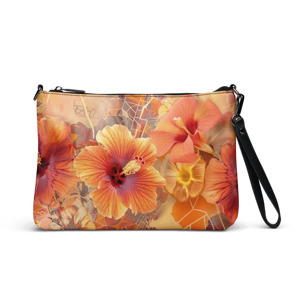 Golden Hibiscus Dreams Crossbody Bag product image (1)