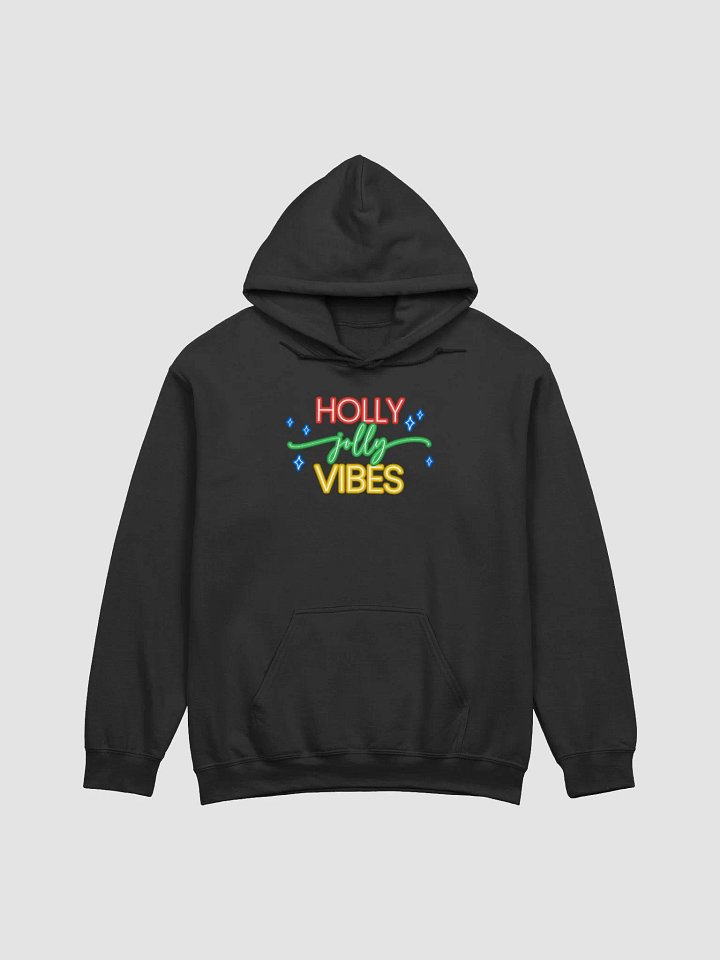 Neon Holly Jolly Vibes Hoodie 3541 product image (1)
