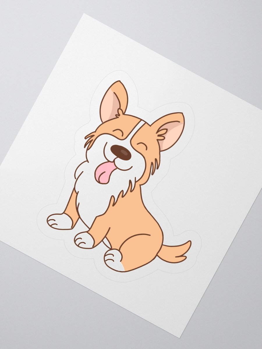 Sitting Corgi Sticker product image (2)