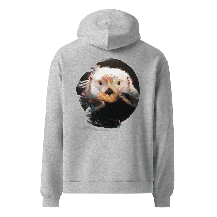 Watercolor Sea Otter Unisex Hoodie product image (2)
