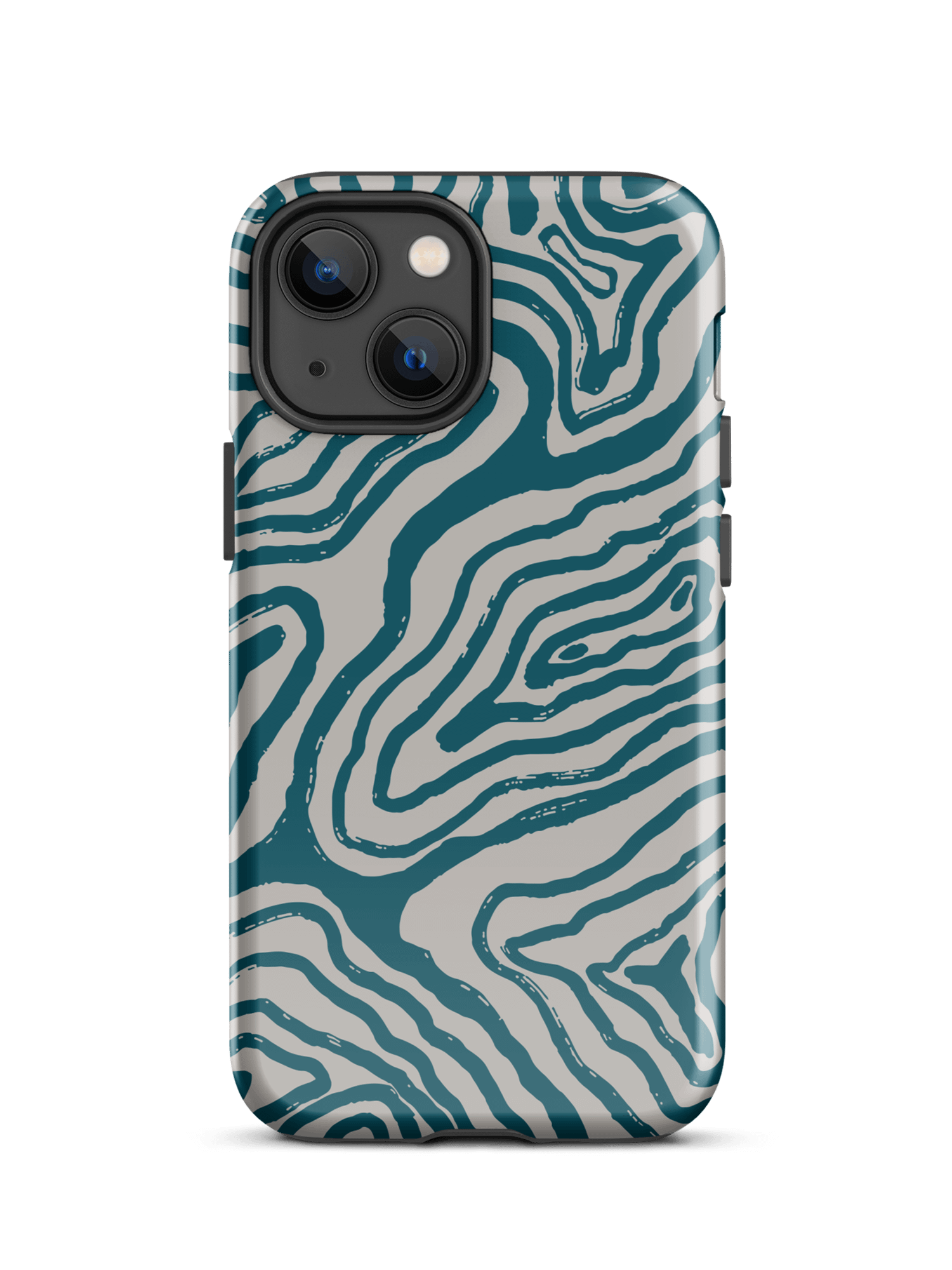 Aquamarine Brush Rivers iPhone Case product image (3)