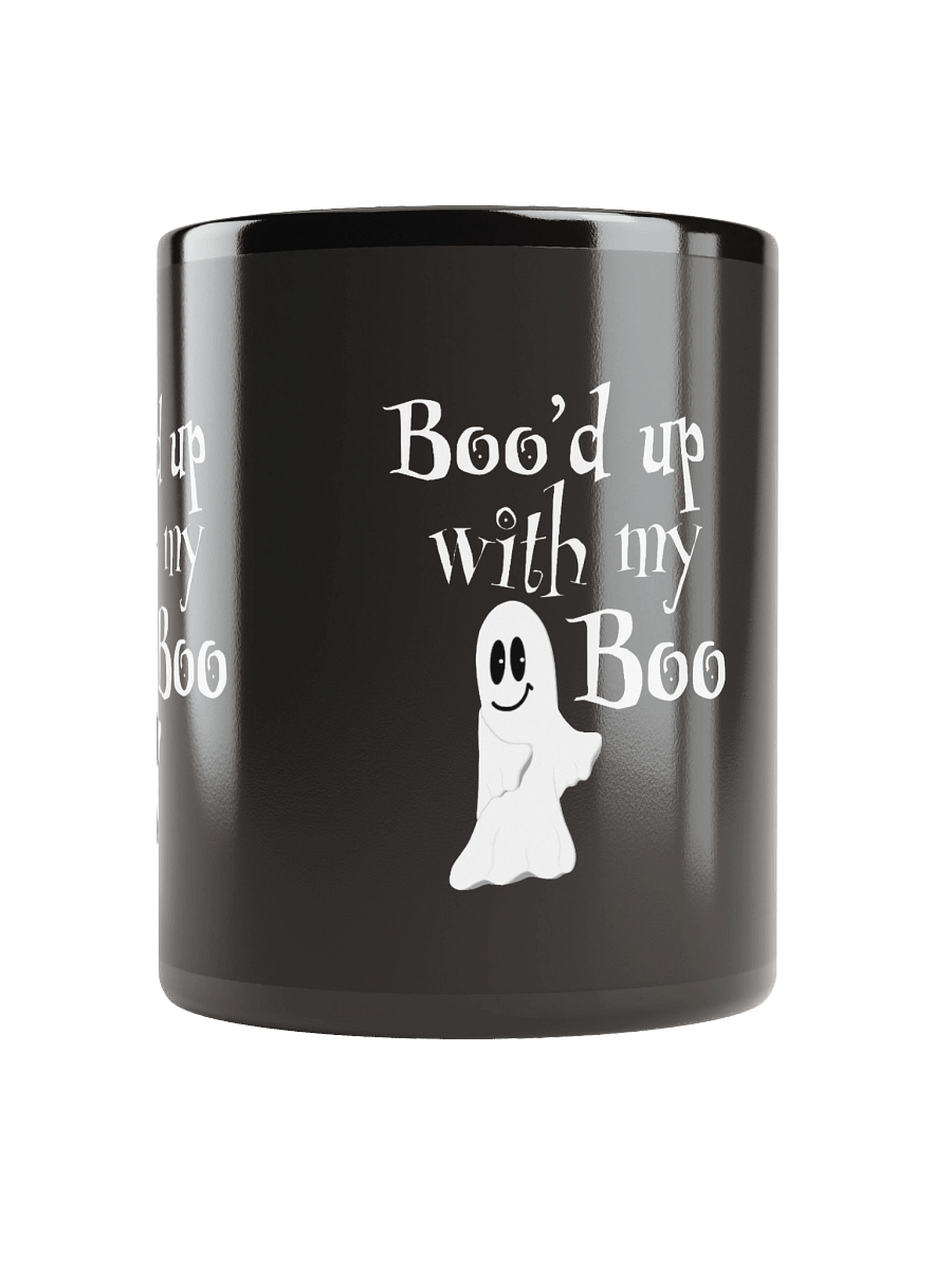Boo’d Up With My Boo – Cute Ghost Halloween Ceramic Mug product image (10)
