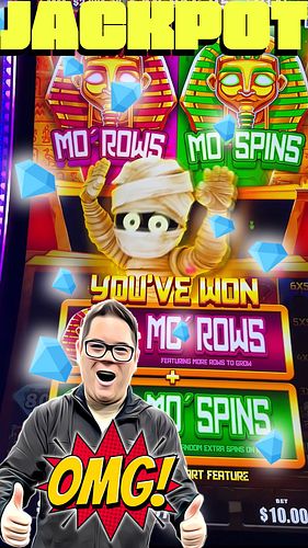 @mrmikeslots TOUCHED MY MO MO MO MUMMY MACHINE AND I GOT THIS JACKPOT #reels #fyp #casino #jackpot #slots