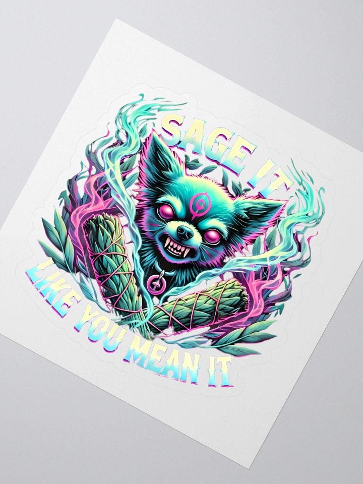 Furry Sage Warrior: Sage It Like You Mean It Stickers product image (2)