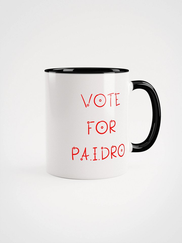 Vote For P.A.I.DRO Accent Mug product image (3)