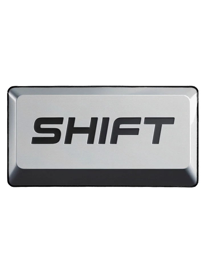 White Shift Key Mousepad product image (1)
