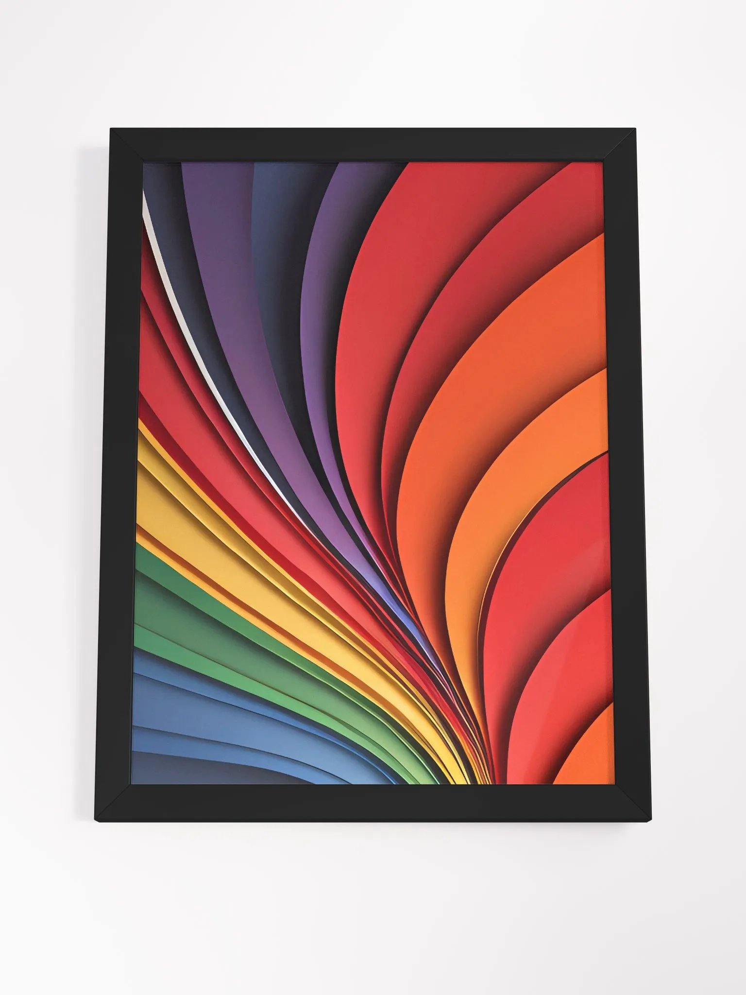 3D Colorful Hues Wall Art-LGBTQIA+ Decor-Ally Art product image (42)