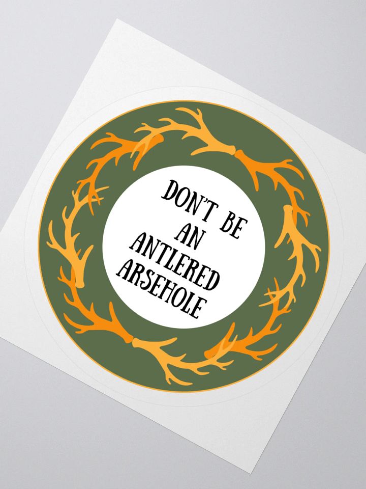 Stag Man Reprimand Sticker product image (4)