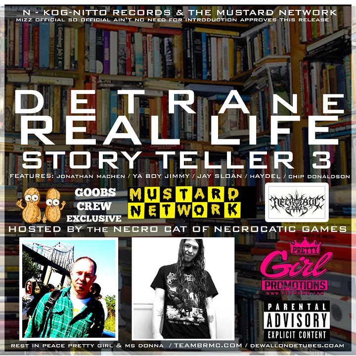 Detrane - Real Life Story Teller Volume 3 (Featuring NecroCaticGames) - MP3 + Poster Digital Album Release product image (1)