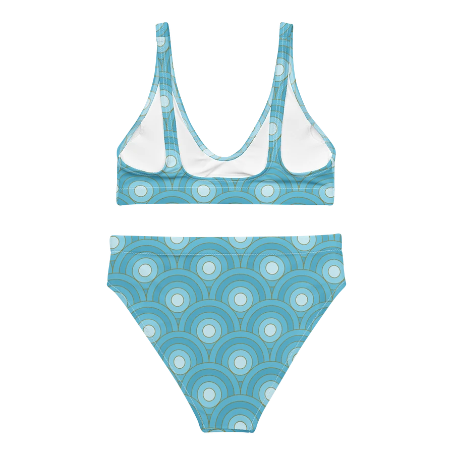 Beautiful Retro Bullseye Pattern High Waisted Bikini product image (5)