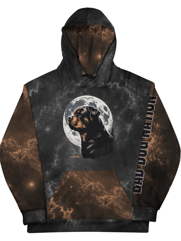 Fear of the Dark - Rottweiler - Adult All-Over Print Unisex Hoodie product image (7)