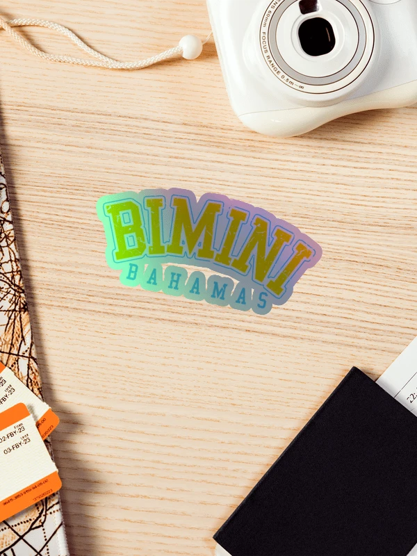 Bimini Bahamas Sticker Holographic product image (1)