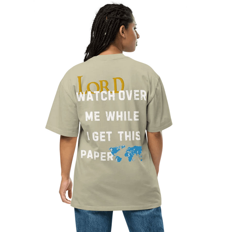 Lord watch over me while I get this paper Tee product image (1)