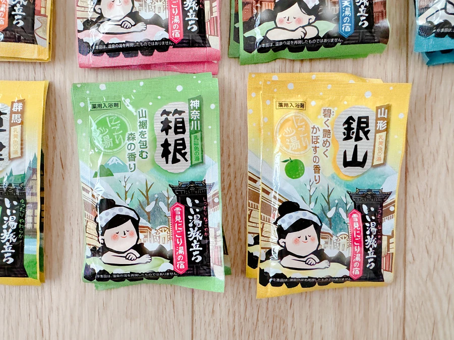 Relaxing and refreshing japanese bath salt 20 packs set ! product image (4)