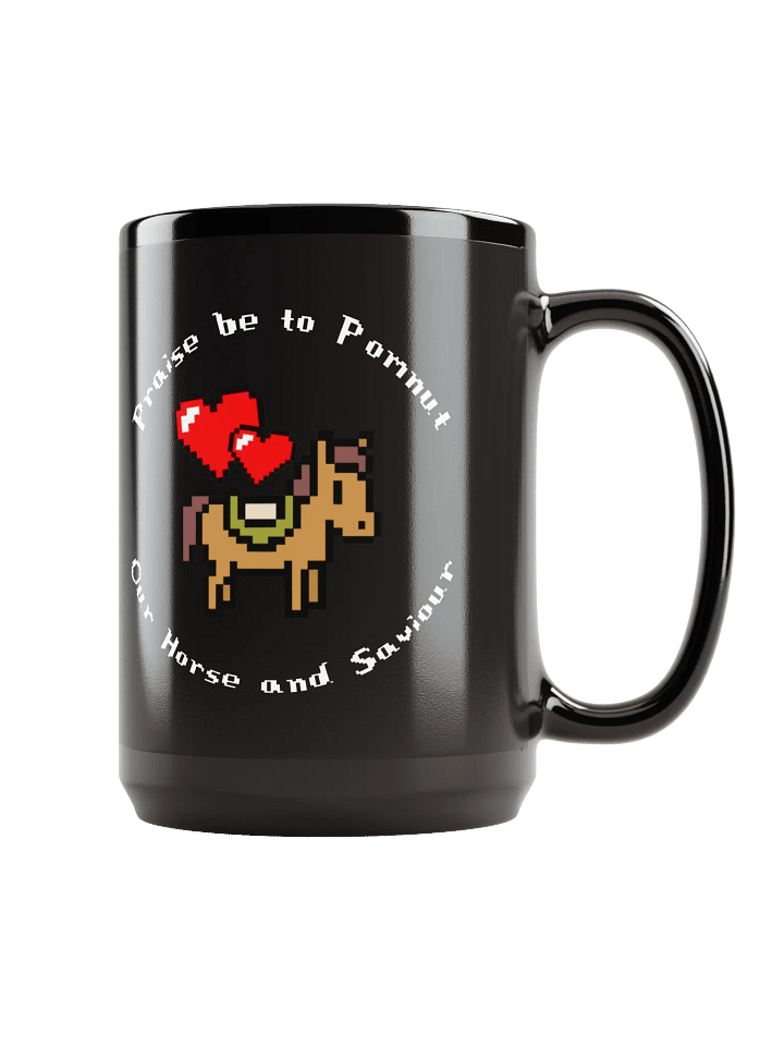 Praise be to Pomnut Mug - Black 15oz product image (1)